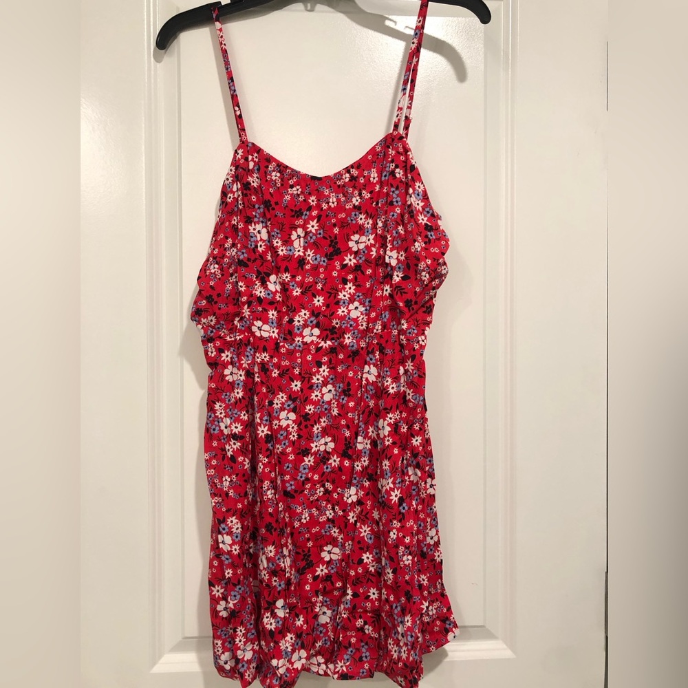 Calvin Klein Jeans Adjustable strap skater mini dress